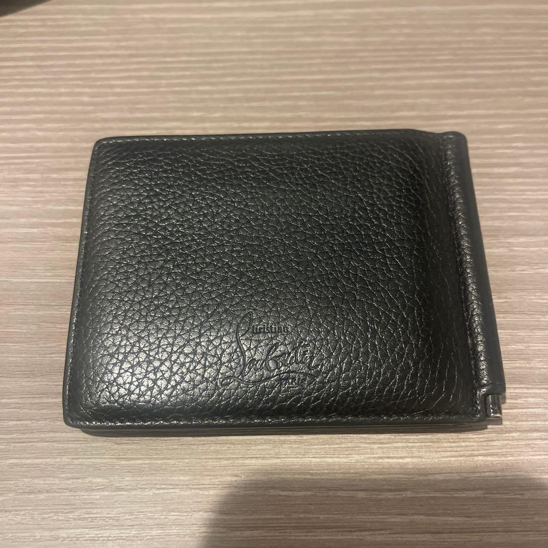 Christian Louboutin 黒 レザー マネークリップ