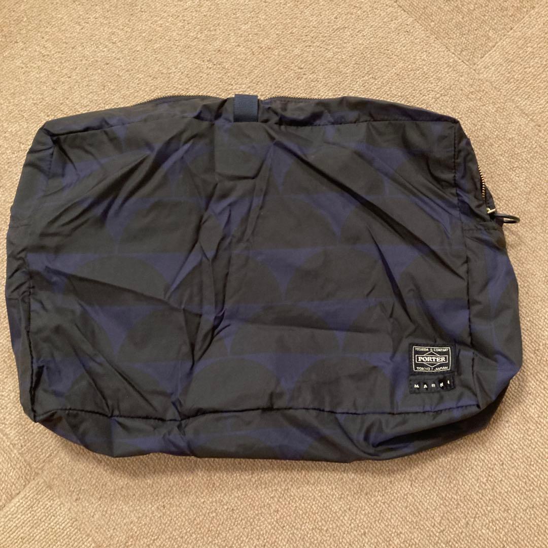 PORTER MARNI ネイビー バッグ