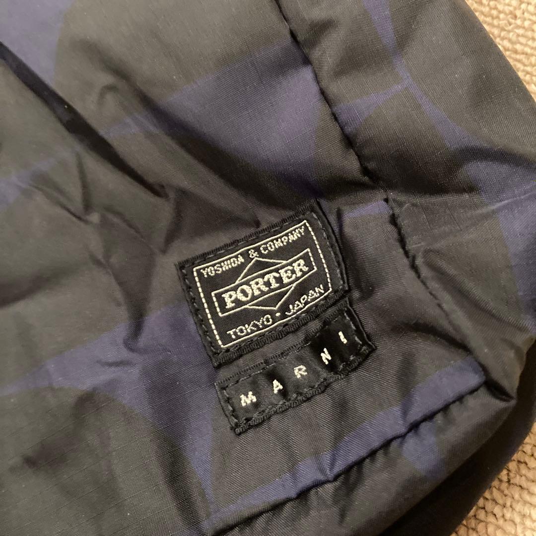 PORTER MARNI ネイビー バッグ