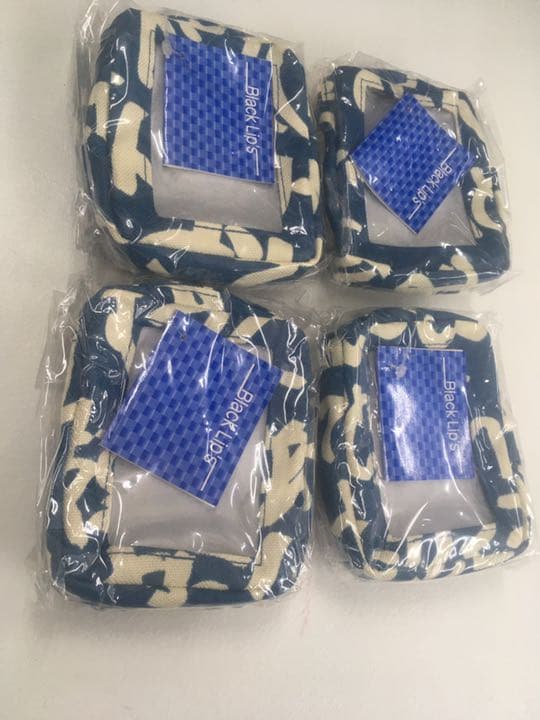 スノボー　チケットホルダー　Black Lip's いろは青2個　雪山　ネイビー