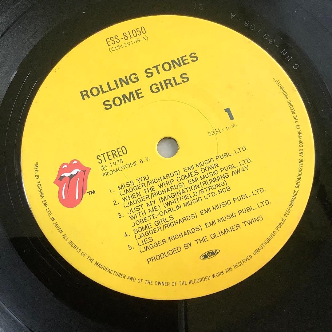 レコード新品同様! ストーンズ 女たち1978年 日本初版盤 USカッティング