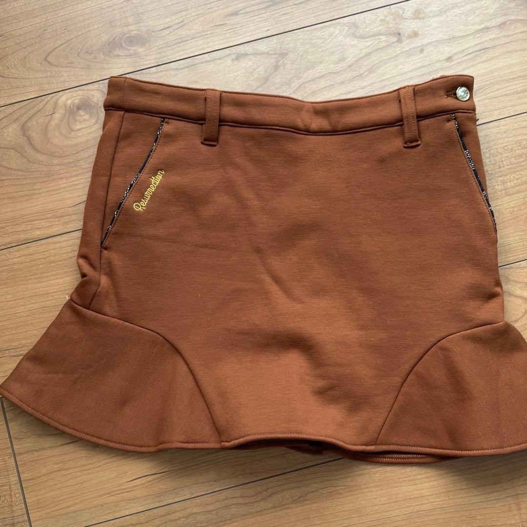 【レザレクション】防寒パーカー　スカート　セットアップ　裏起毛