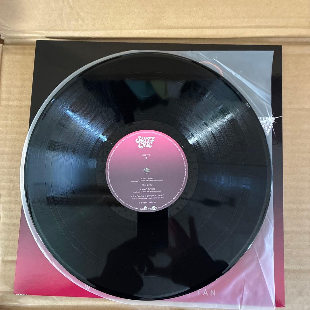 SUITE CHIC 安室奈美恵　レコード　2LP 底左側擦れ跡あり