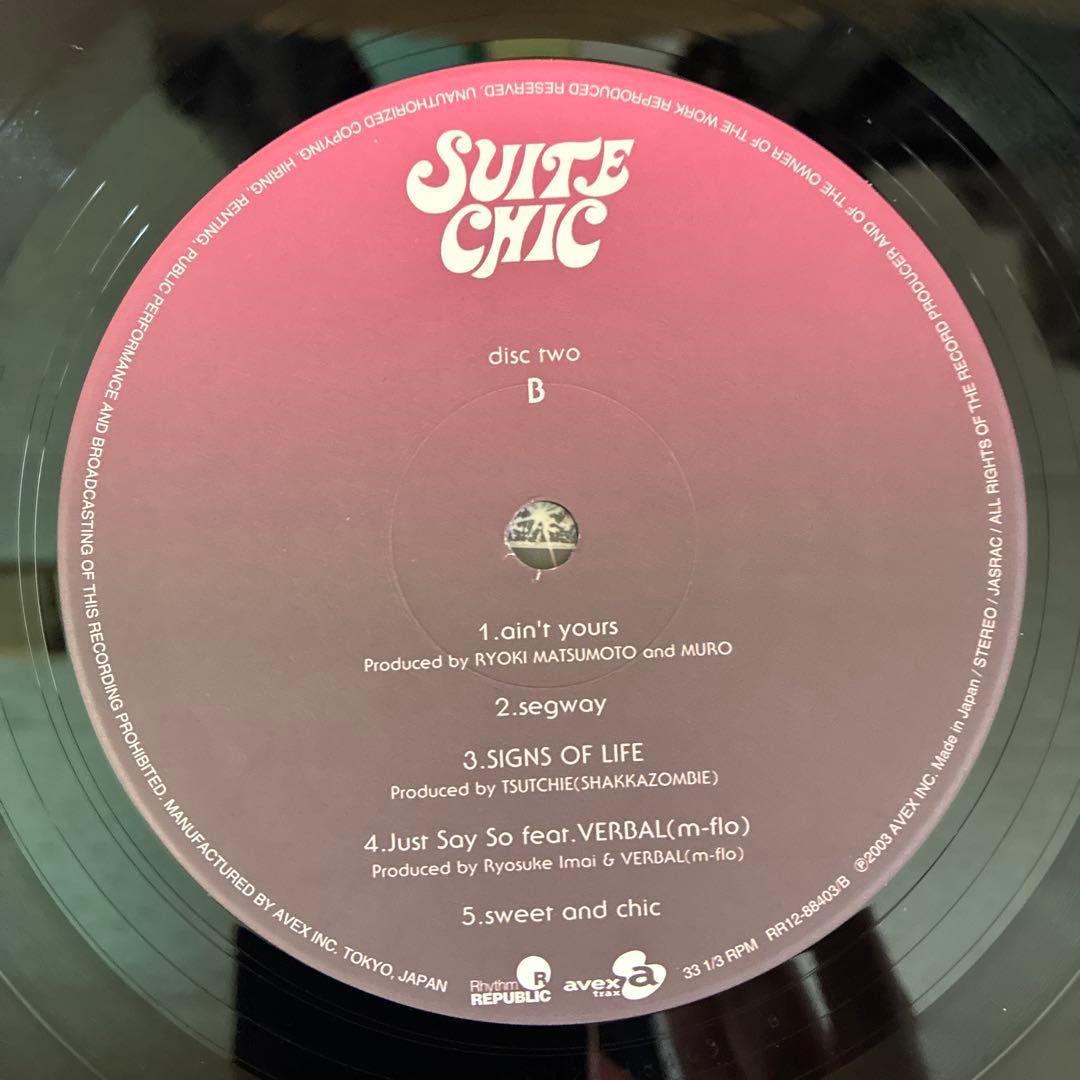 SUITE CHIC 安室奈美恵　レコード　2LP 底左側擦れ跡あり