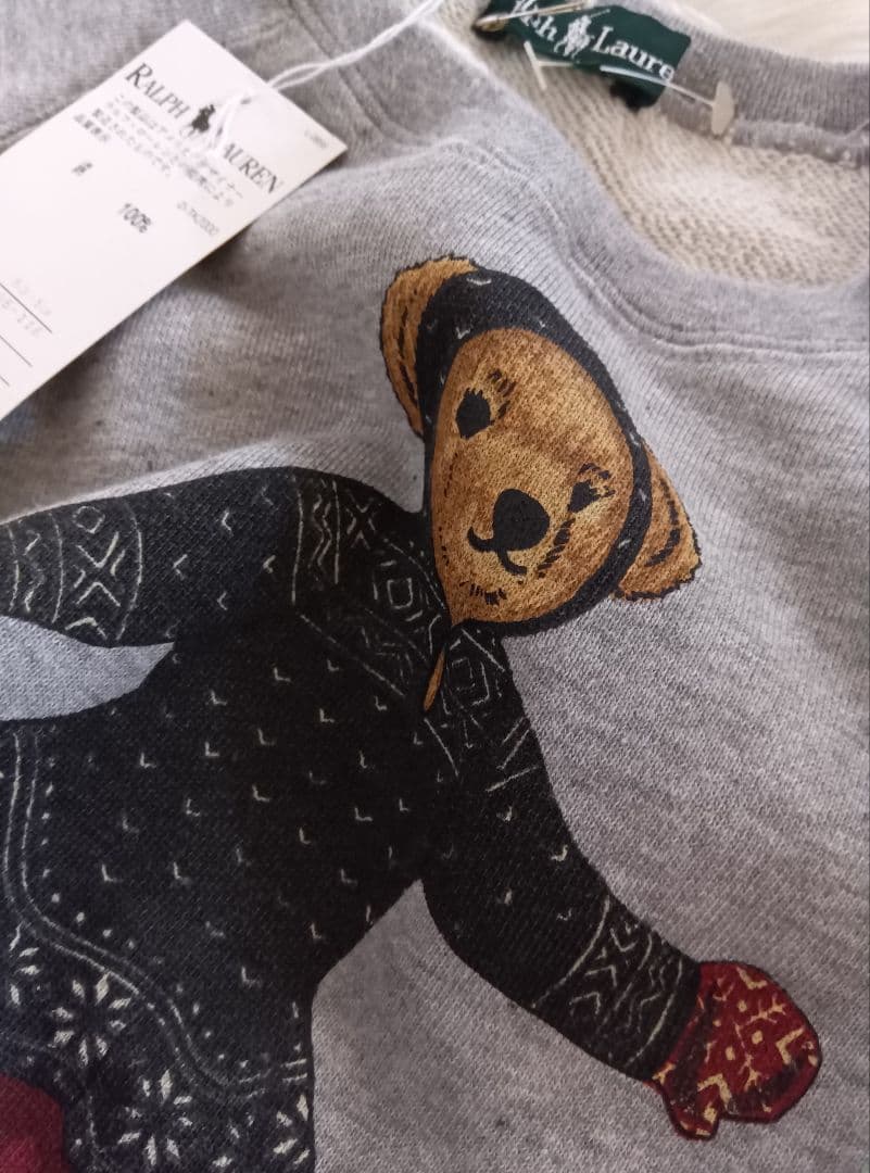 新品　ラルフローレン　スウェット　トレーナー　110 ポロベア　スケート