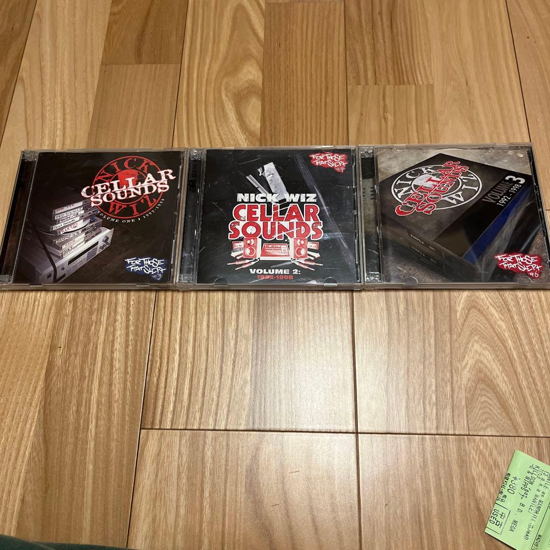 NICK WIZ CELLAR SOUNDS 1.2.3 セット