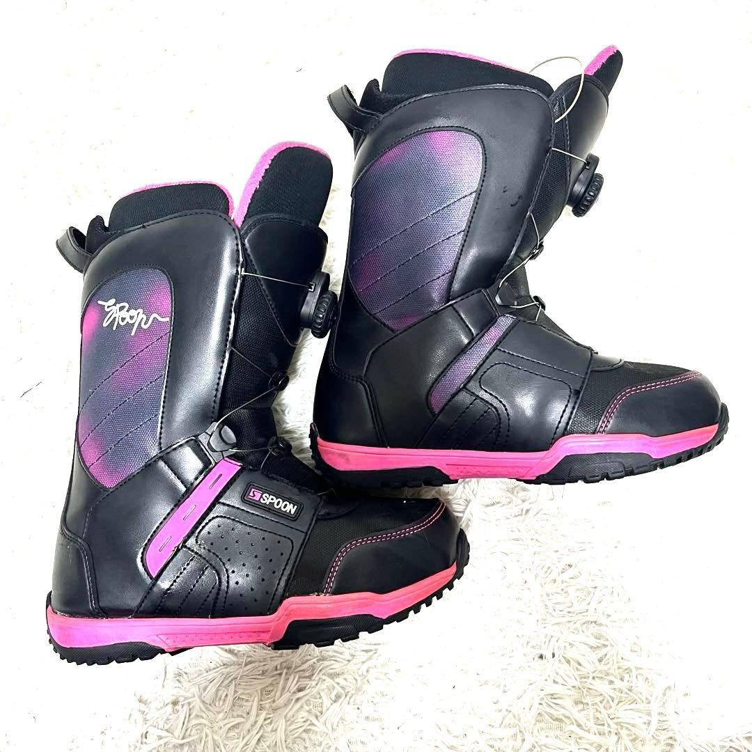 SPOON スノーボードブーツ　24.5〜25.0 ダイヤル　BOA レディース