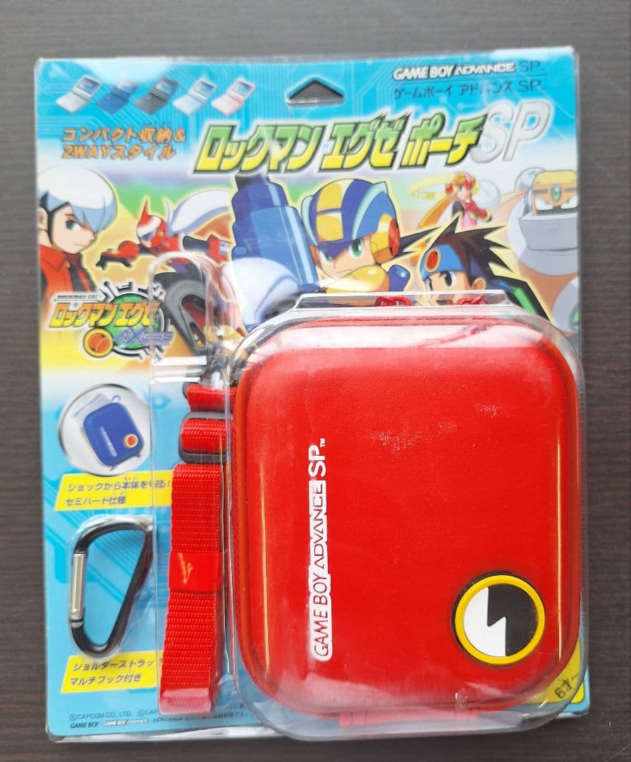 ★ ゲームボーイアドバンスSP 専用 ロックマンエグゼ ポーチ SP レッド★