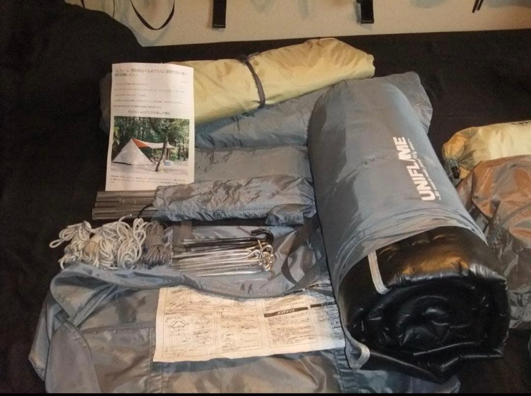 ユニフレーム　UNIFLAME　REBOタープ　（Ｍ）セット　ほぼ未使用