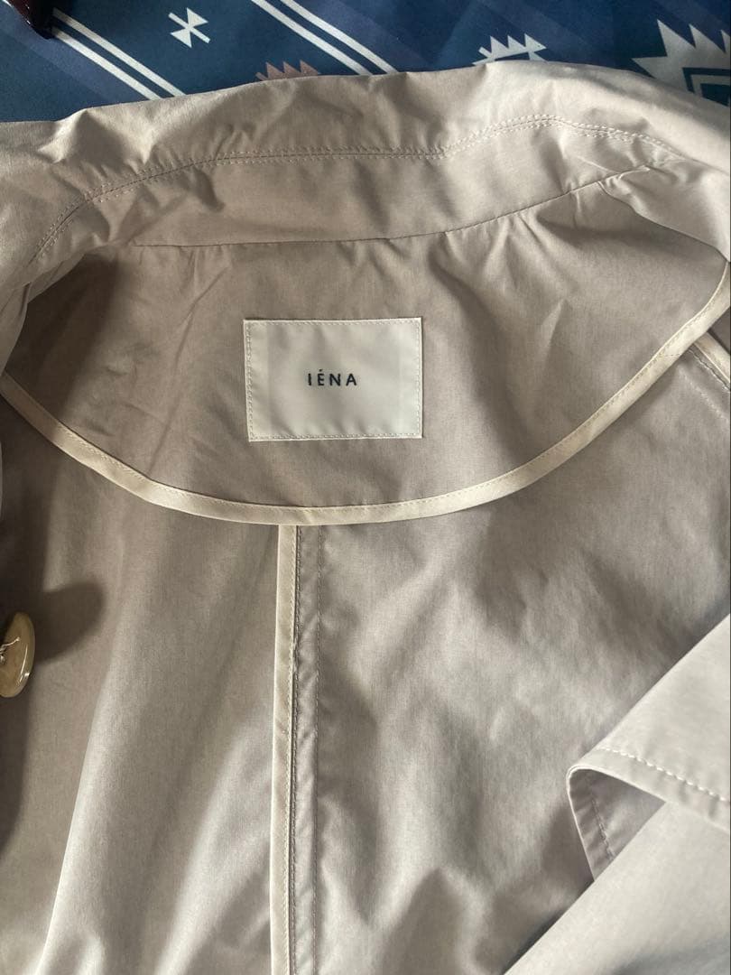 IENA Peポプリンオーバーショートコート ベージュ38