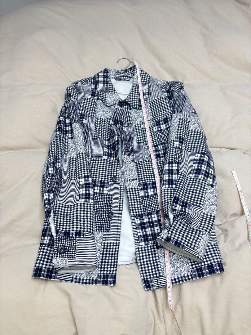 KENZO パッチワーク柄 長袖シャツ