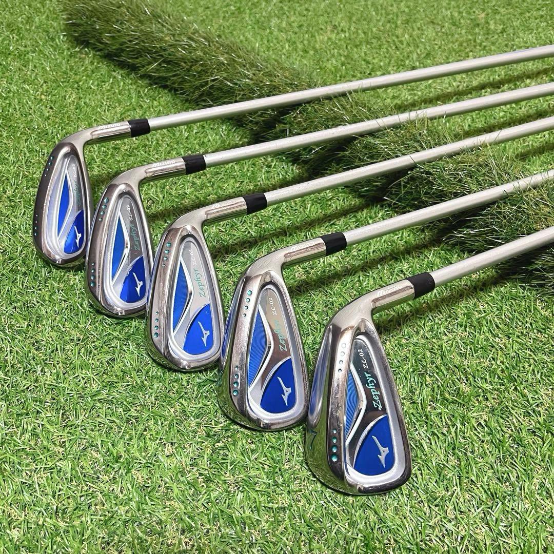極美品 Mizuno Zephyr ZL-02 レディースゴルフクラブ8本セット