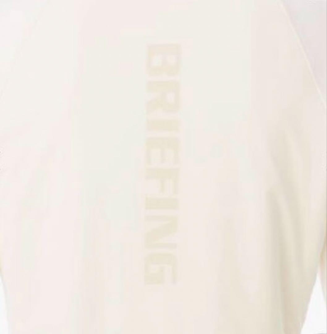 新品未使用タグ付BRIEFING メンズウィンドブロックハイネック ホワイトM
