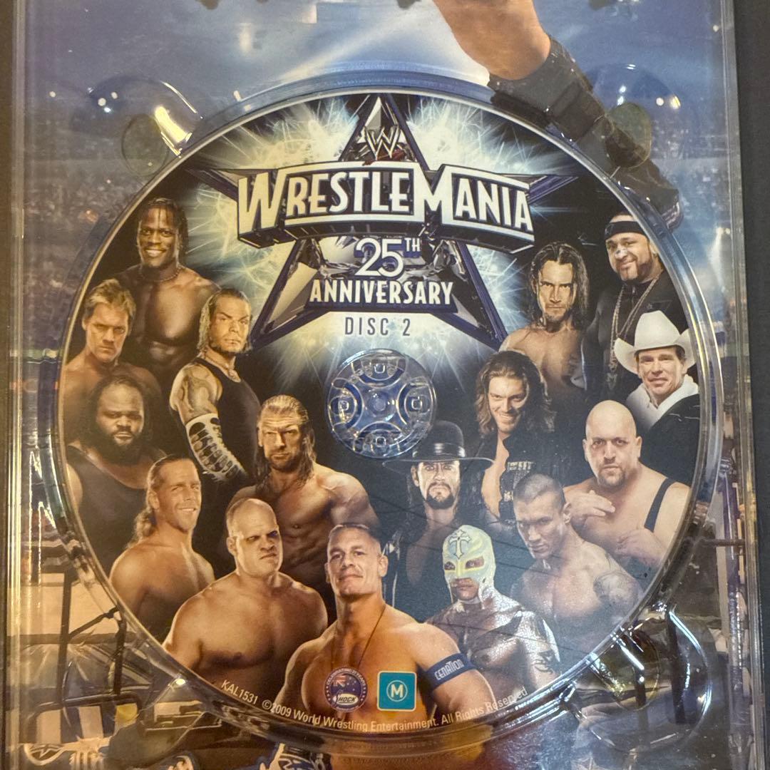 スポーツ・フィットネス WRESTLEMANIA 25TH ANNIVERSARY 3 DISC SET