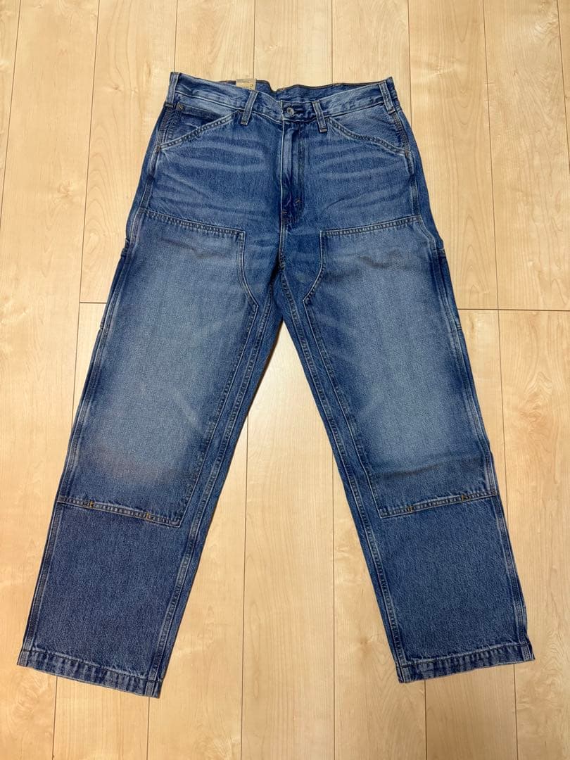 ま*ー様 Levi's 568 ルーズストレート ダブルニー ミディアムインディ