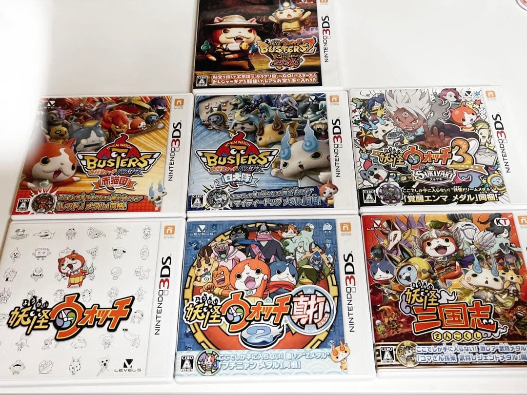 妖怪ウォッチ ゲームソフト 7本セット 3DS