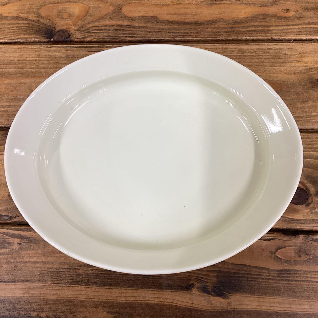 オーバルカレー皿2点　新品未使用品　美濃焼　パスタ　シチュー　すくいやすい