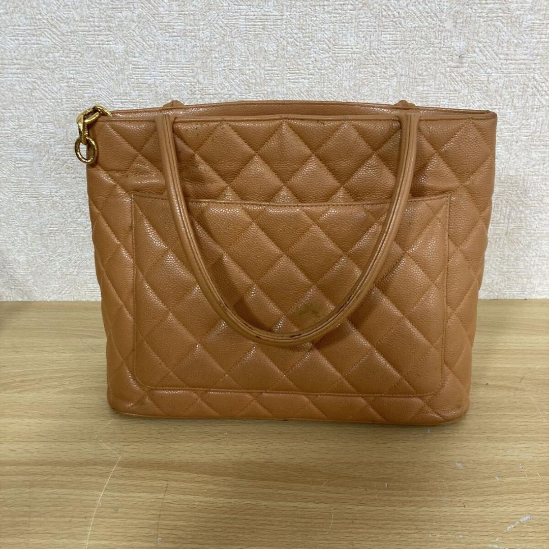 お買い得 CHANEL 復刻トート キャビアスキン ピンクベージュ ファッション