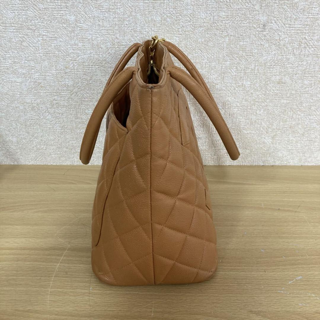 お買い得 CHANEL 復刻トート キャビアスキン ピンクベージュ ファッション