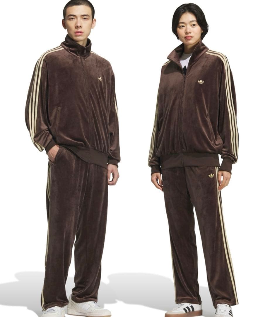 アディダス　ファイヤーバード トラックパンツ ベロア　XL