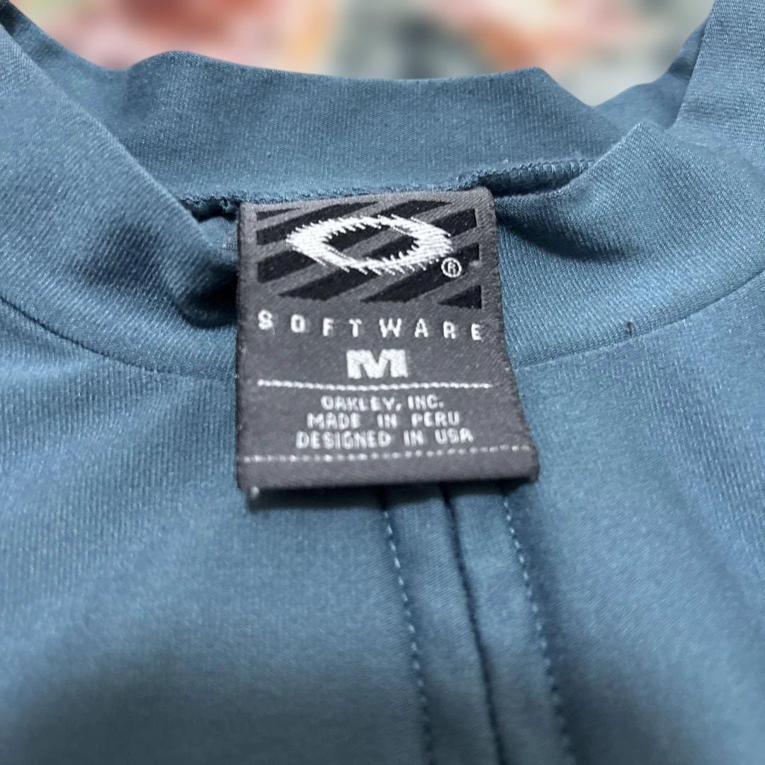 US 90s〜00s 旧タグOakley cycling T ハーフジップ