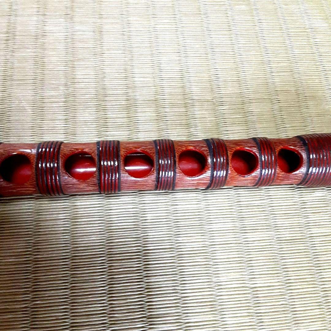 雅楽　龍笛　山田籟全？　樺巻き