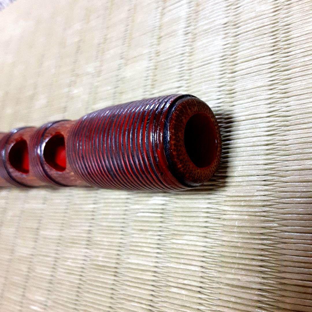 雅楽　龍笛　山田籟全？　樺巻き