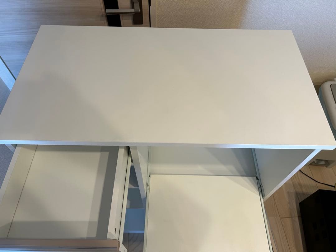 【梱包たのメル便】ニトリ　レンジ台　フォルムN RE1175 WH