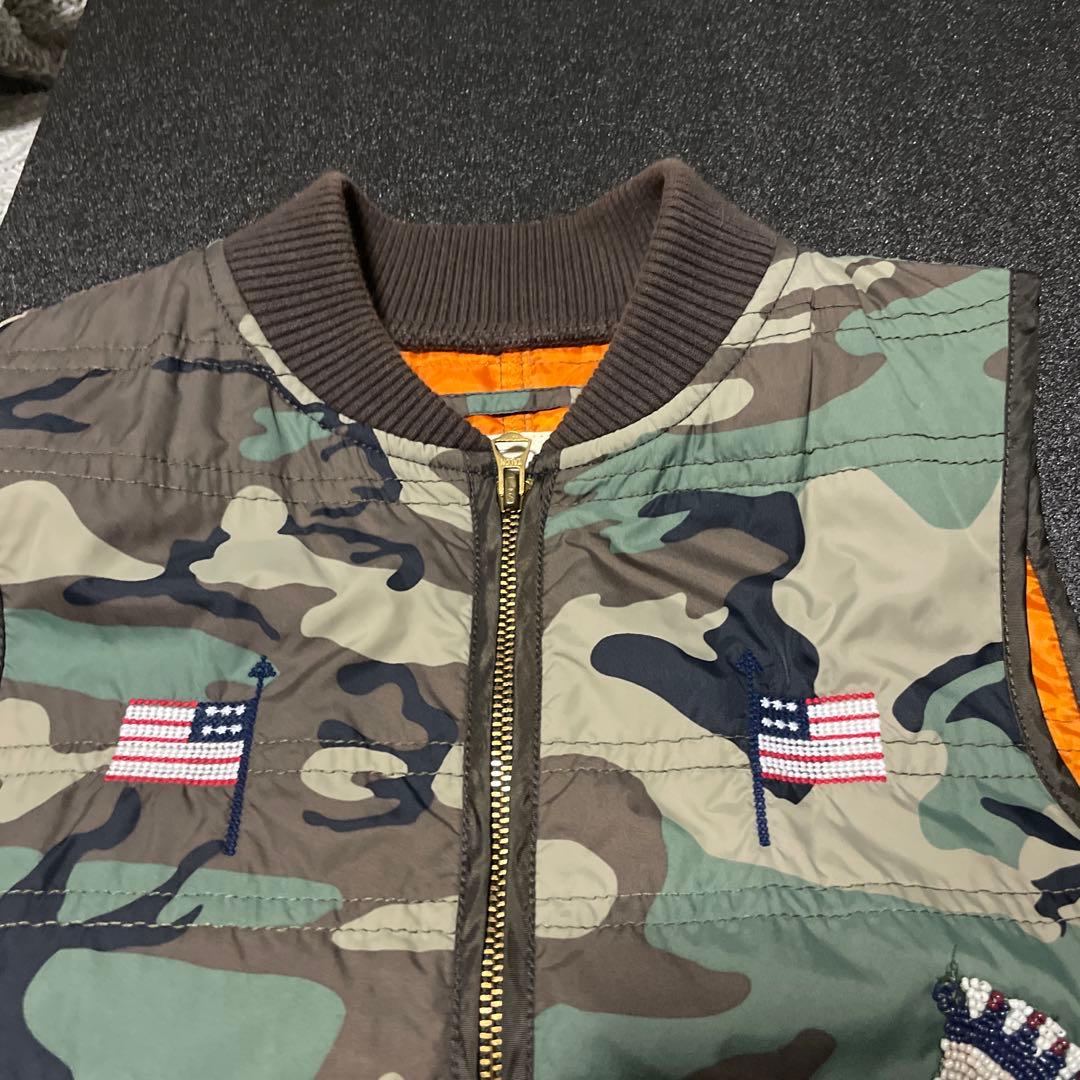 ラルフローレン　denim&supply ペスト　ビーズ刺繍