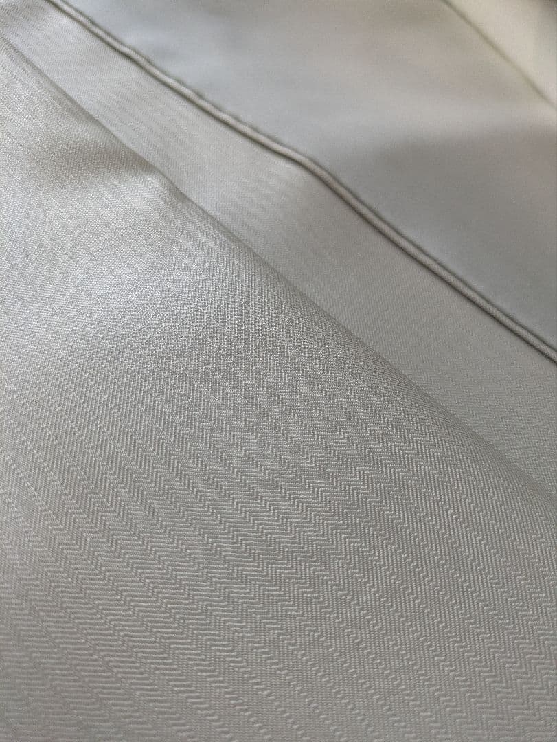 国産蚕綾織御召切子綾織胴抜き仕立 正絹西陣織橋本テル亀甲花菱文様高級袋帯