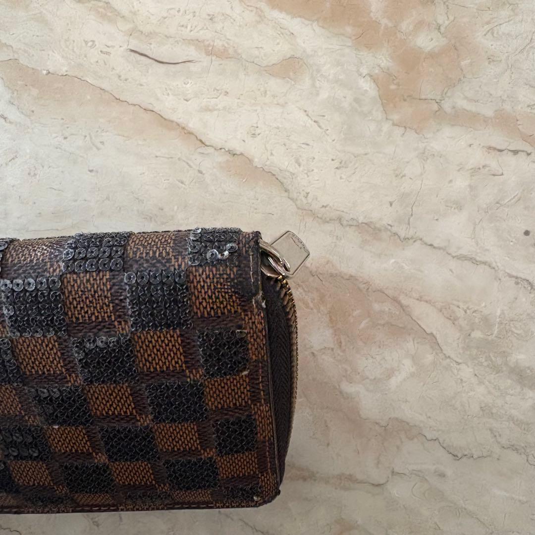 激レア✨ルイヴィトン ダミエパイエット ジッピーウォレット スパンコール