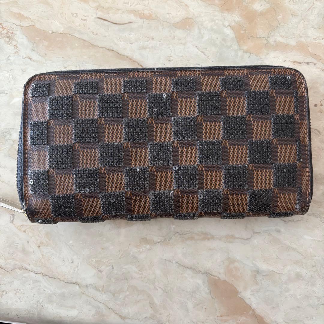 激レア✨ルイヴィトン ダミエパイエット ジッピーウォレット スパンコール