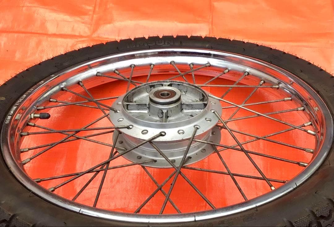 もりのめぐぅ☆【デカドラム】スーパーカブ110（JA07） 前・後ホイール