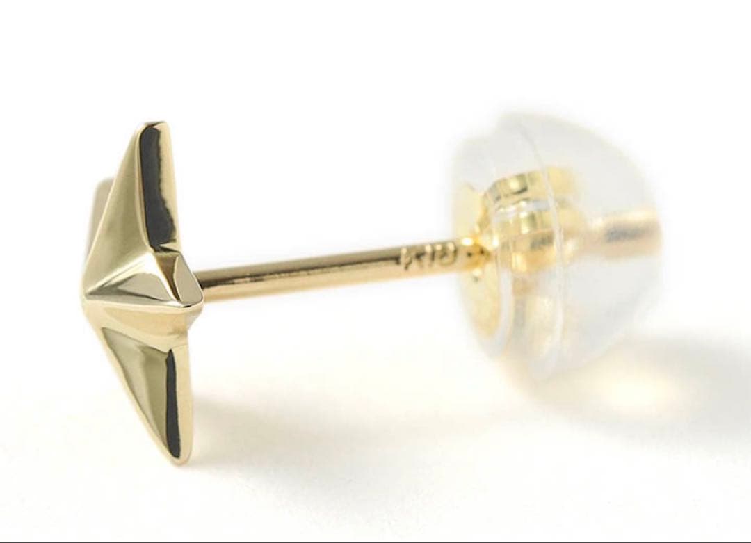 SYMPATHY OF SOULスターピアス K18イエローゴールド