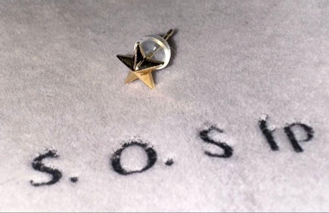 SYMPATHY OF SOULスターピアス K18イエローゴールド