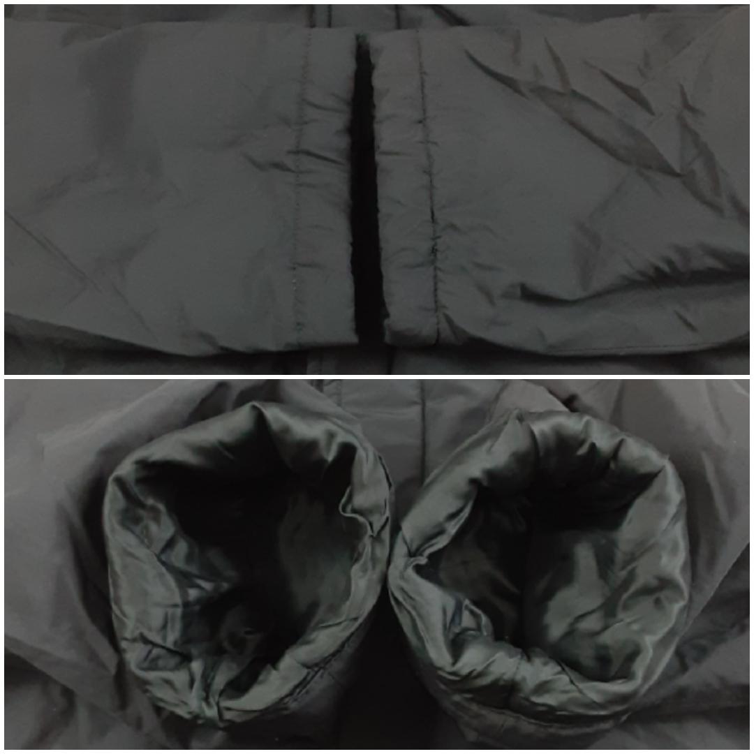 美品◎mila schon ミラショーン ベンチコート 黒 裏地フリース 防風