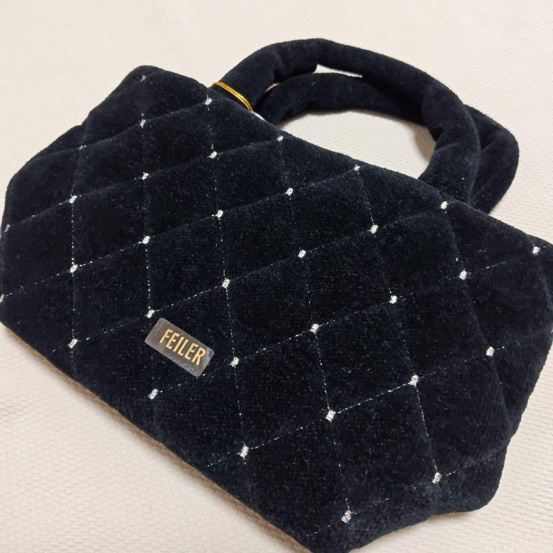 【完売品】フェイラー ユニ トートバッグ ブラック