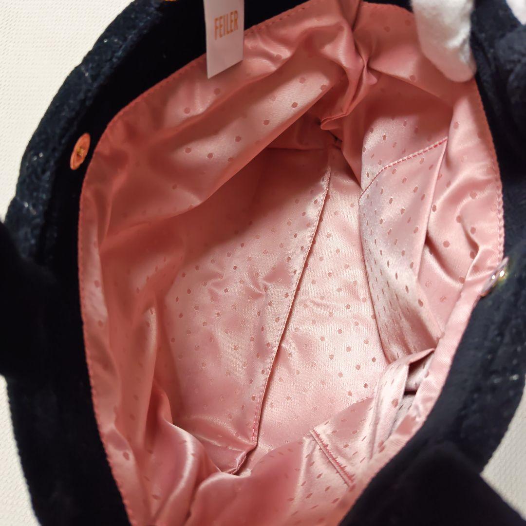 【完売品】フェイラー ユニ トートバッグ ブラック