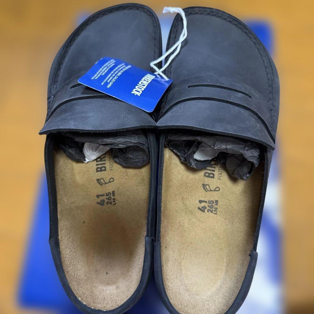 ジョン万次郎　BIRKENSTOCK ブラック クロッグサンダル 41