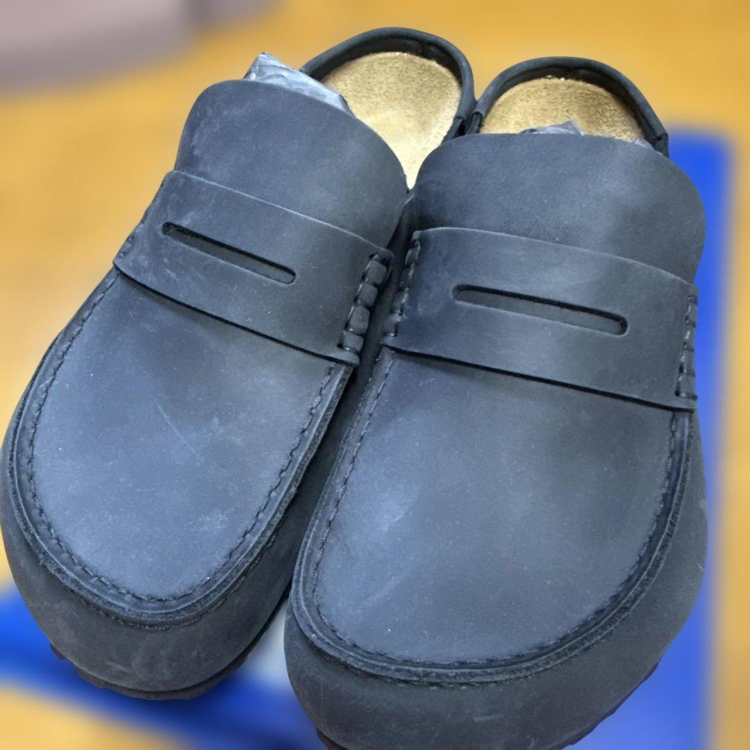 ジョン万次郎　BIRKENSTOCK ブラック クロッグサンダル 41