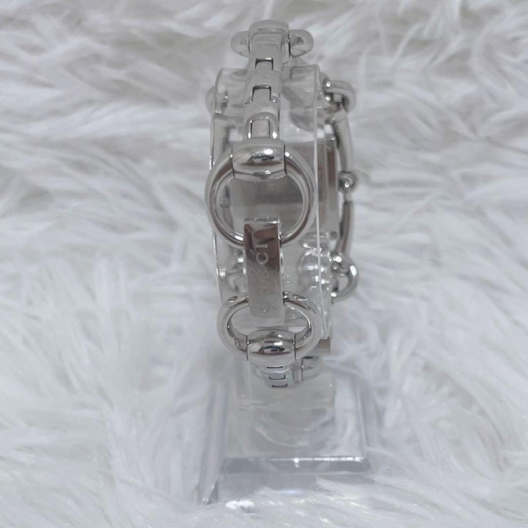 GUCCI グッチ シニョーリア シルバー スクエア腕時計 116.5 シェル