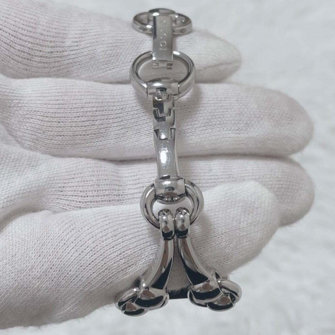 GUCCI グッチ シニョーリア シルバー スクエア腕時計 116.5 シェル