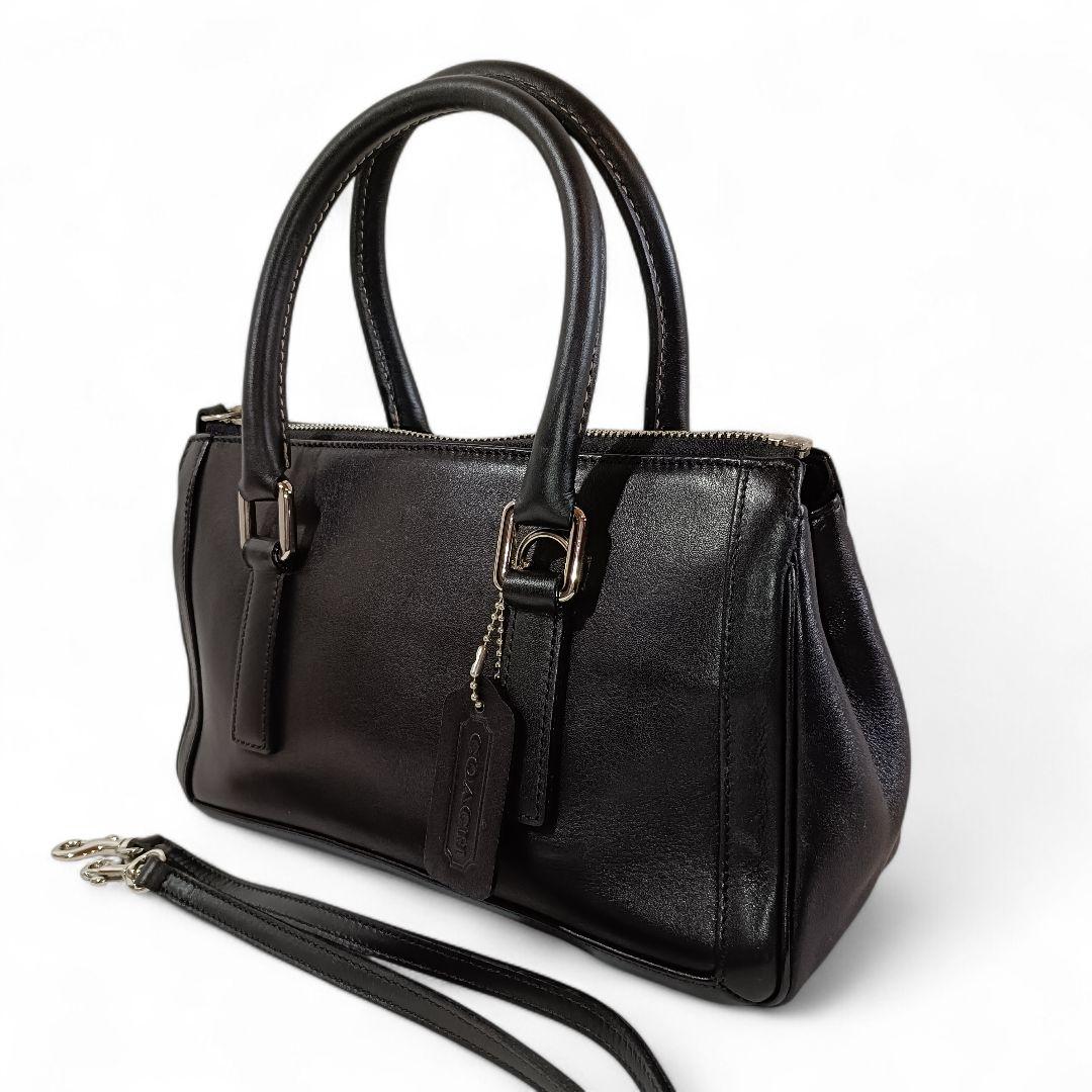 美品 正規品 コーチ COACH ショルダーバッグ 2way ハンドバッグ 革