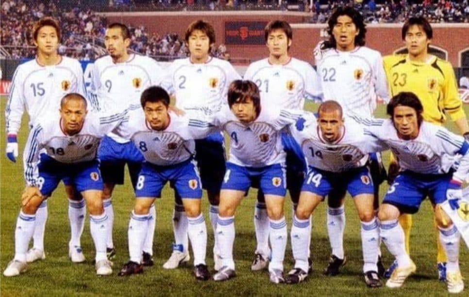 【未使用タグ付】日本代表 06 アウェイ 長袖 ユニフォーム S