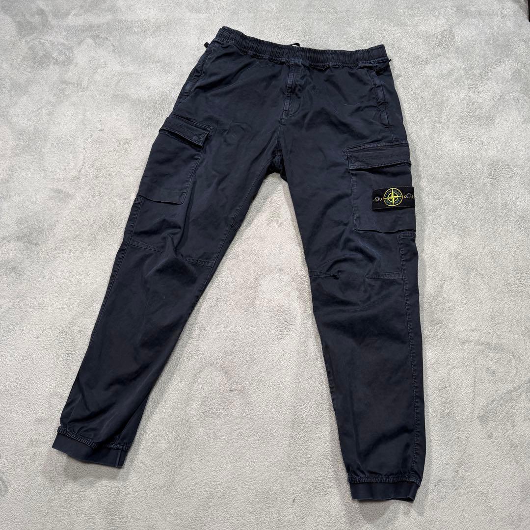 ストーンアイランド　カーゴパンツ　ブラック　36サイズ　7715313L1