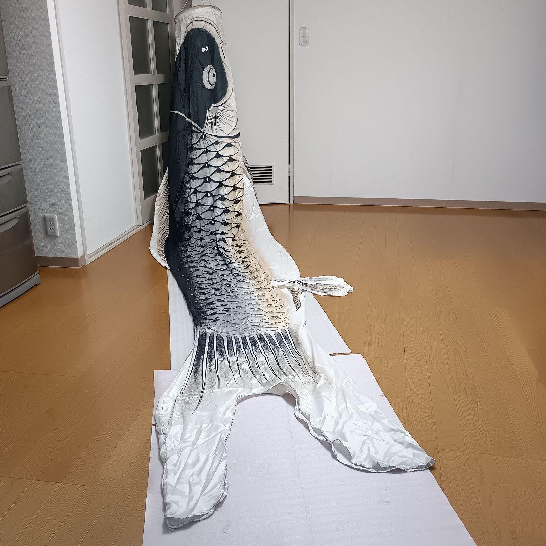 こいのぼり３匹・雲竜吹き流し１本　 庭園用 4m　東旭「積美画シリーズ」