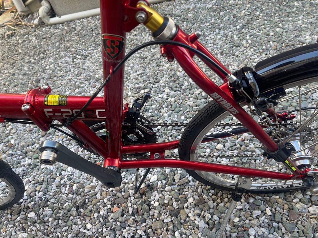 KHS F-20RC 折りたたみ自転車 レッド