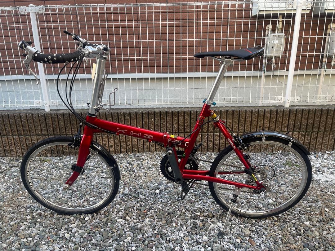 KHS F-20RC 折りたたみ自転車 レッド