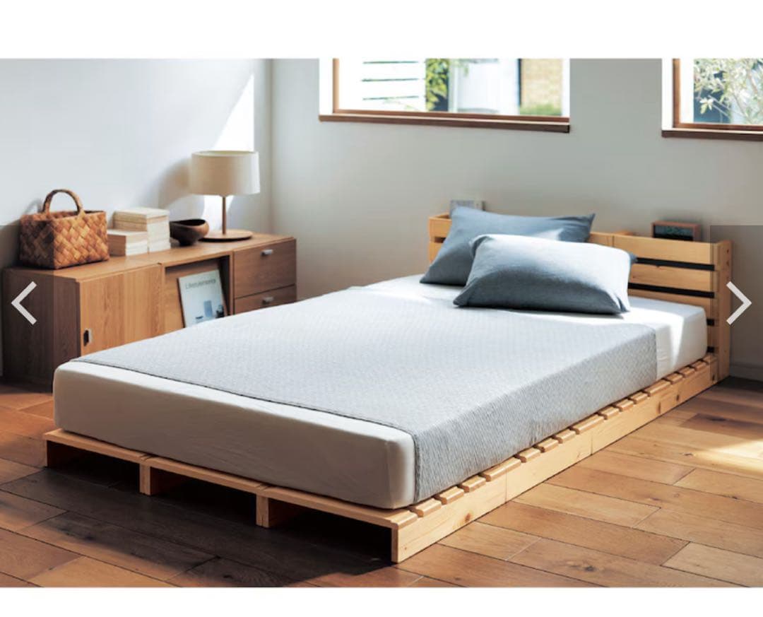 【美品】ベルメゾン パレット風ベッド 12枚セット(ダブルマットレス対応)