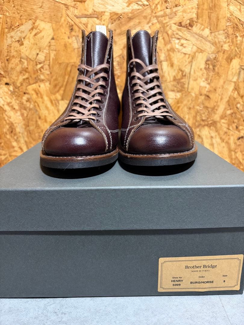 靴 BROTHER BRIDGE HENRY S009 BURG/HORSE 9